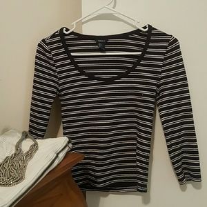 NWOT striped top