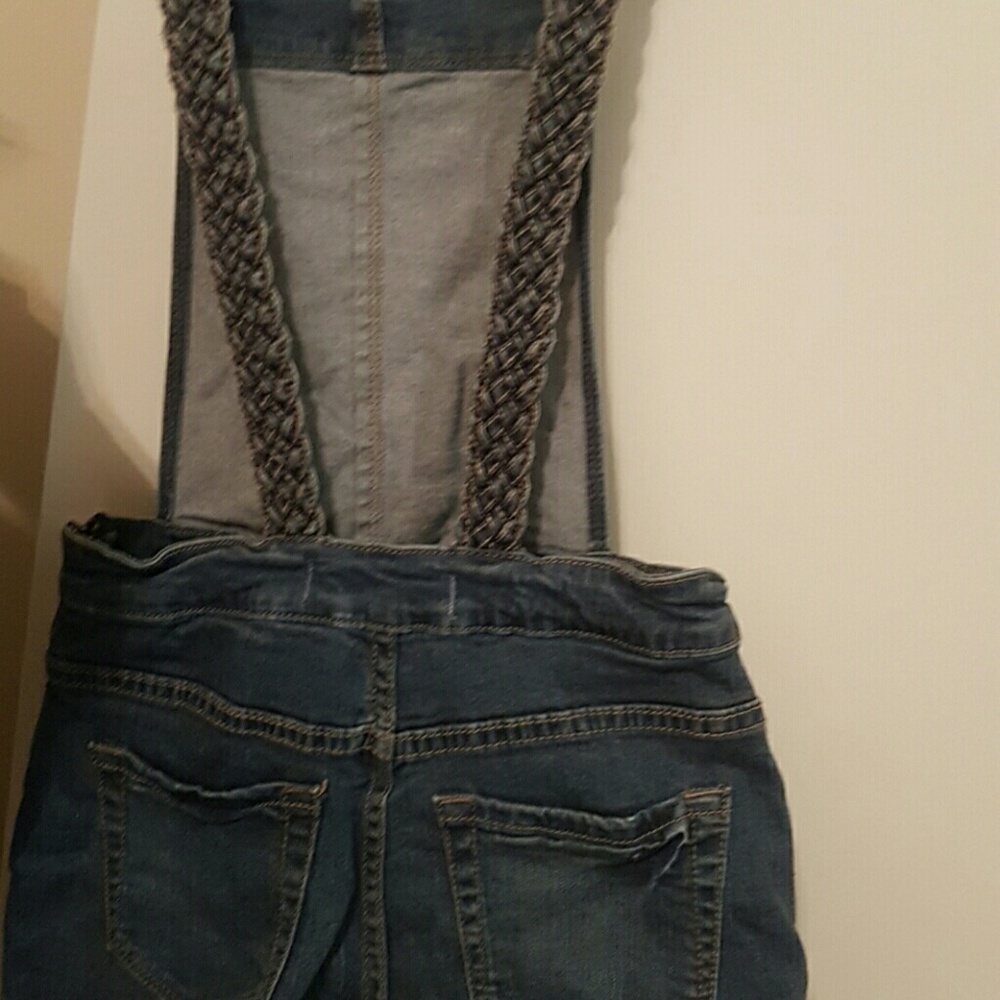 NWOT Jean overall shorts - Picture 4 of 5