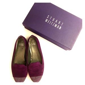 SW PURPLE VELVET SLIPPERS