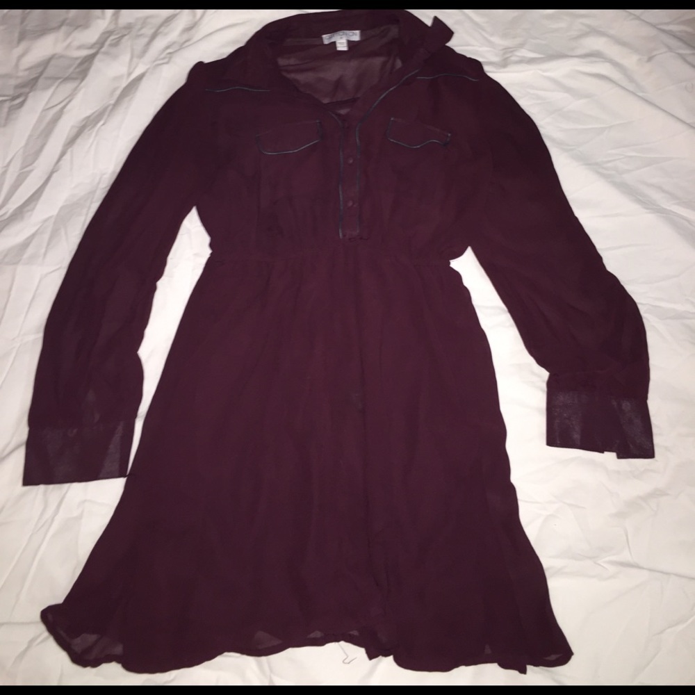 Maroon dress