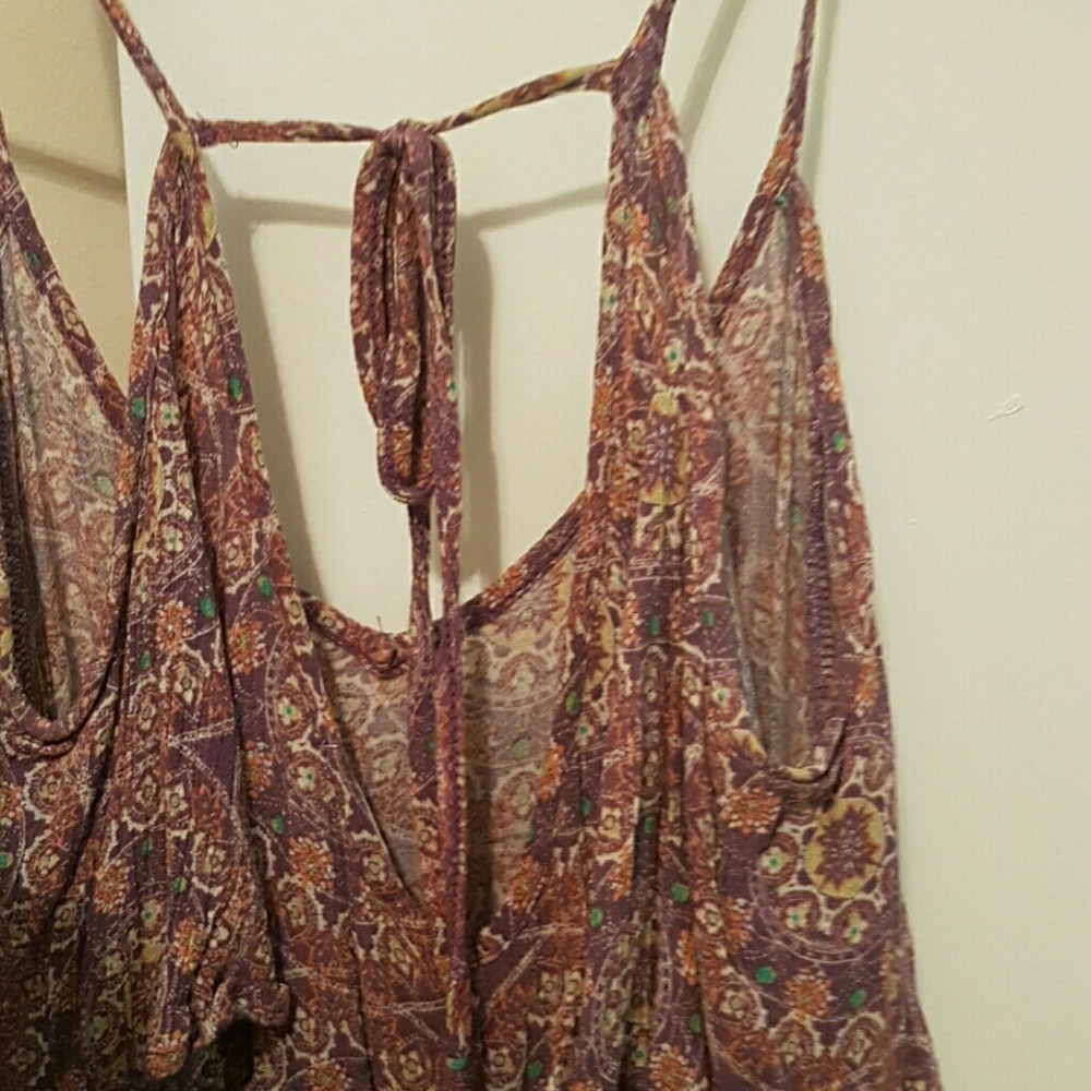 Boho Cold shoulder romper - Picture 4 of 4