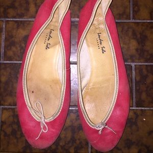 London Sole Red Flats
