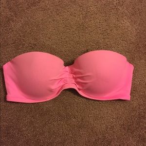 Pink bathing suit top