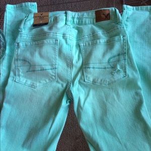 American eagle super stretch mid rise jeggings New