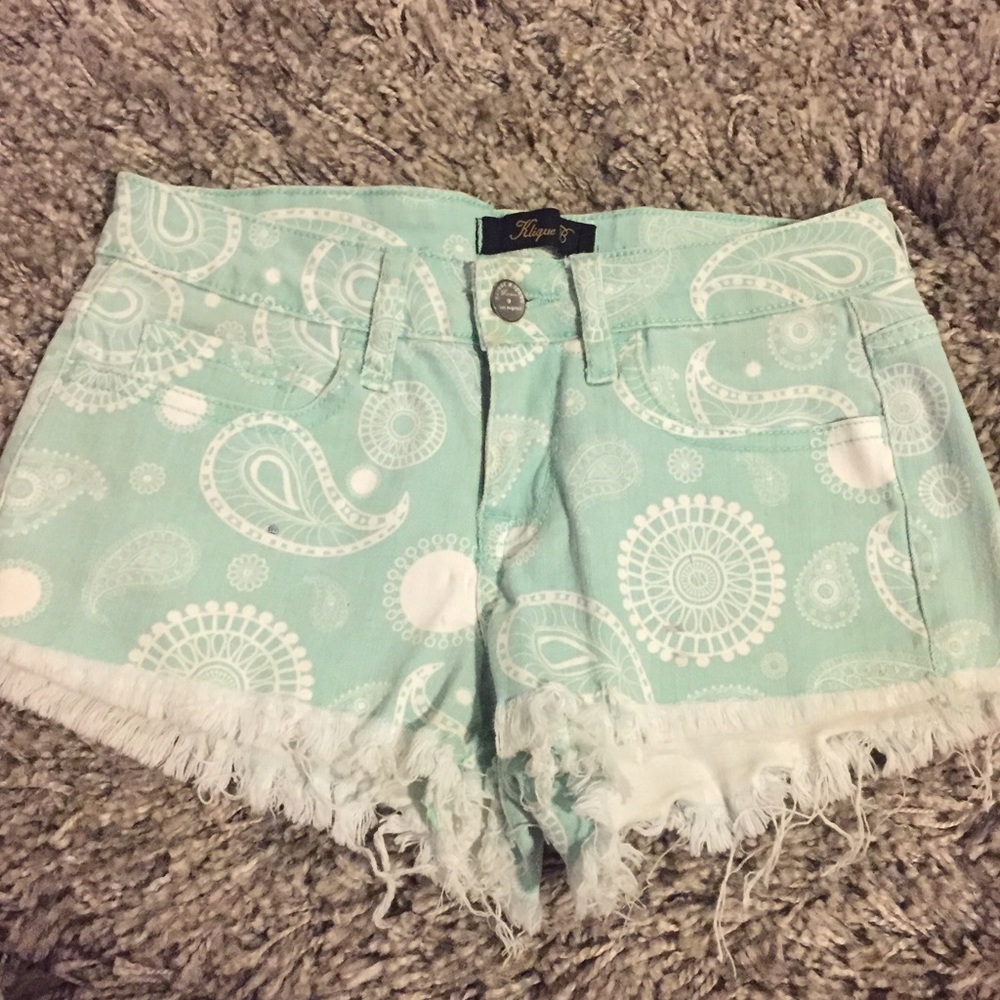 Paisley Blue shorts!! From Buckle!