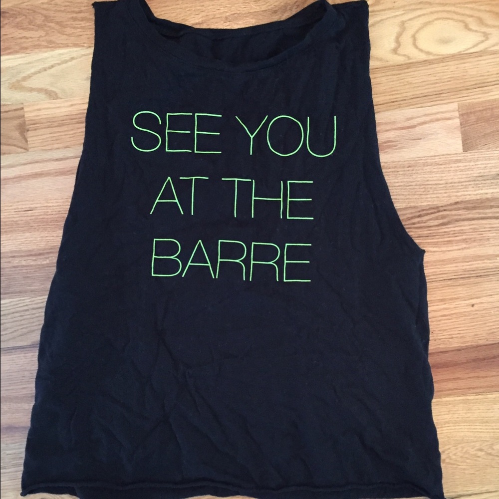 See you at the barre muscle tank