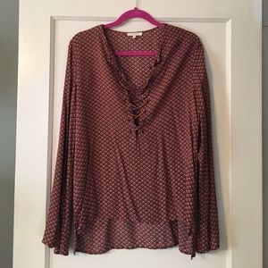 Boutique Bell Sleeve Top