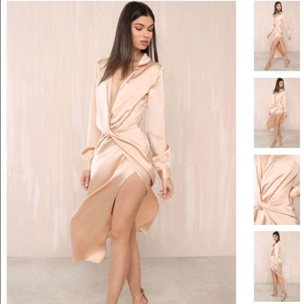 High slit dress