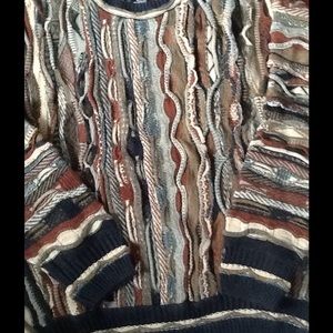 Vintage J. Ferrar 3D Textured M/M Hip Hop Sweater