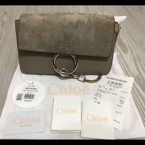 CHLOÈ Small Faye Leather Shoulder Bag