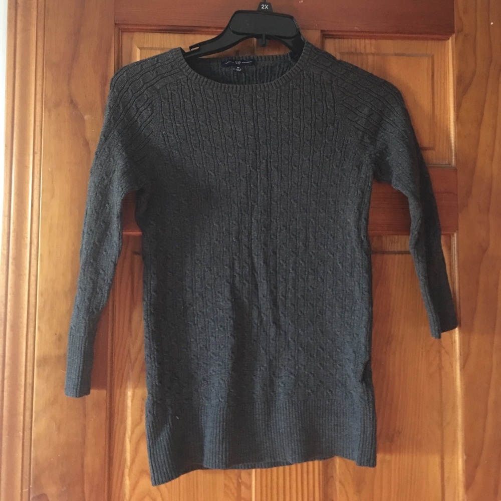3/4 sleeve gap sweater