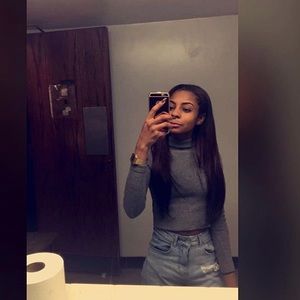 Forever 21 Cropped Knit Turtleneck