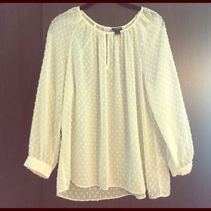 Sheer J Crew blouse
