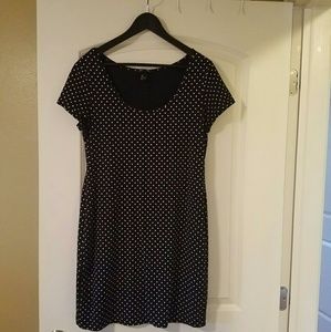 B&W Polka-dot Dress
