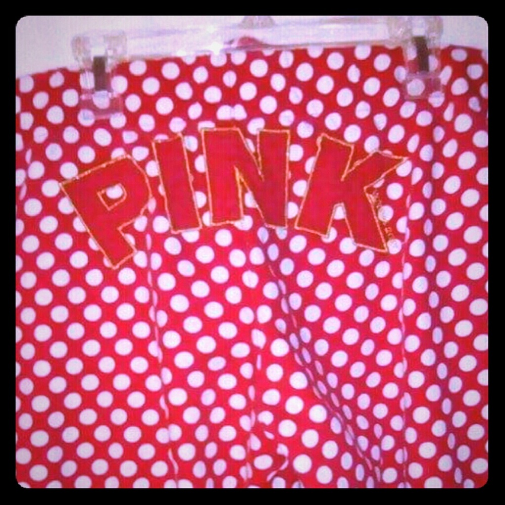 Victoria's Secret PINK Polka Dot Pajama Bottoms