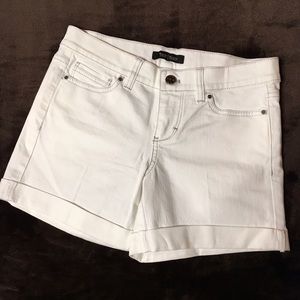 NET~White House Black Market. White Denim Shorts.