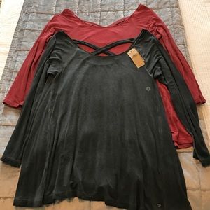 American Eagle 3/4 sleeve shirts