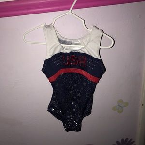 Size 4/5 (extra small) gymnastics leotard