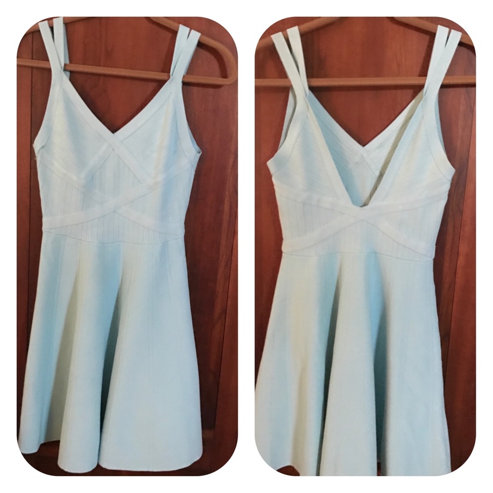 Guess Los Angeles light teal/blue dress.
