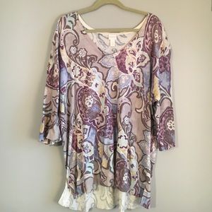 Chicos lightweight transitional sweater