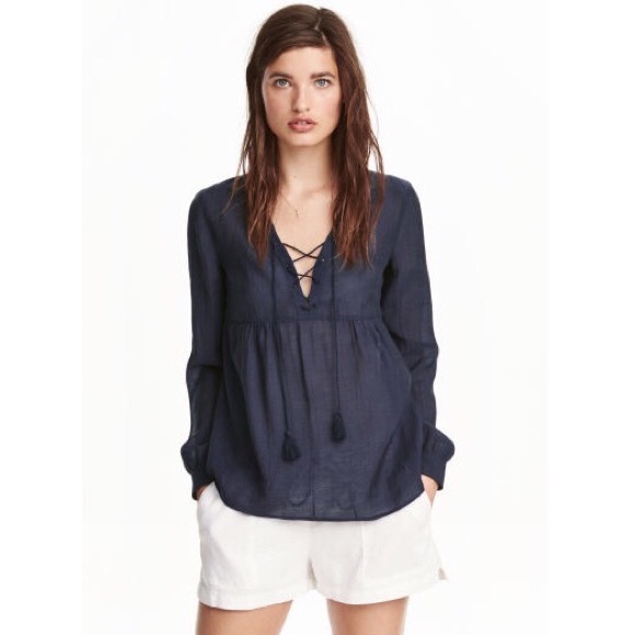 Submit ANY Offer! Blouse in Lyocell Blend - Picture 2 of 4