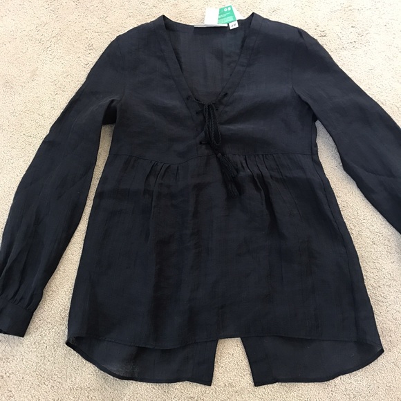 Submit ANY Offer! Blouse in Lyocell Blend - Picture 3 of 4