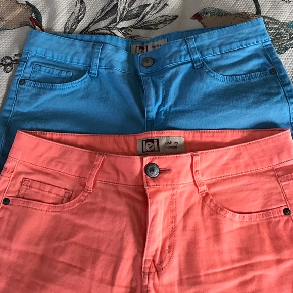 LEI Pants - LEI ASHLEY LOWRISE SHORTS Set of two