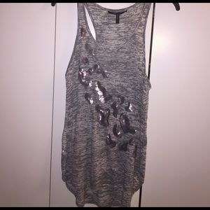 BCBGMaxAzria Sequin Tank SMALL