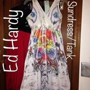 Ed Hardy Sundress/Tank/Tunic w/Signature Sparkle