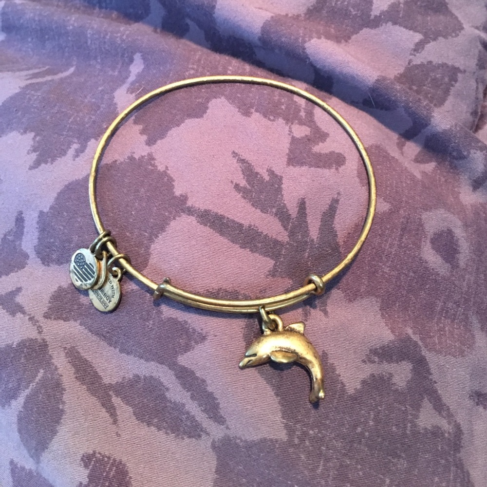 Alex and Ani dolphin bangle