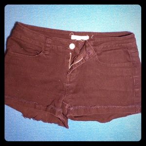Xxi Black Jeans Shorts