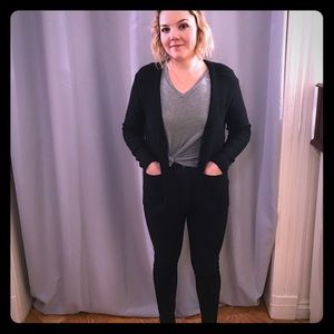 Madewell boyfriend cardigan. Black. NWT