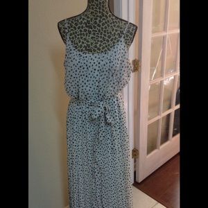 Maxi dress with spots!