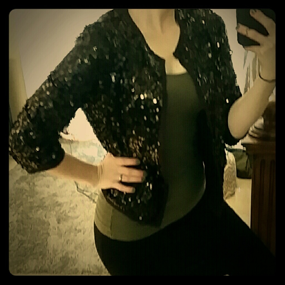 Amazing DKNYC sequin blazer - Picture 1 of 4