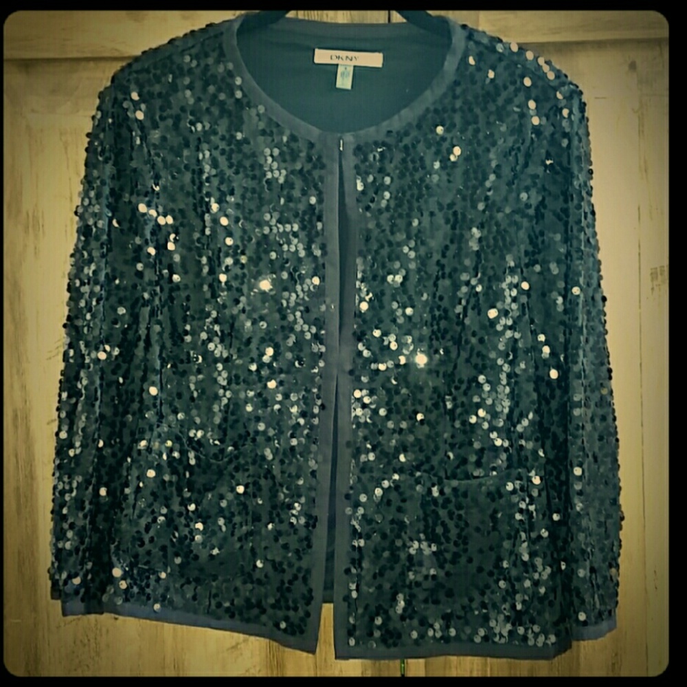 Amazing DKNYC sequin blazer - Picture 4 of 4