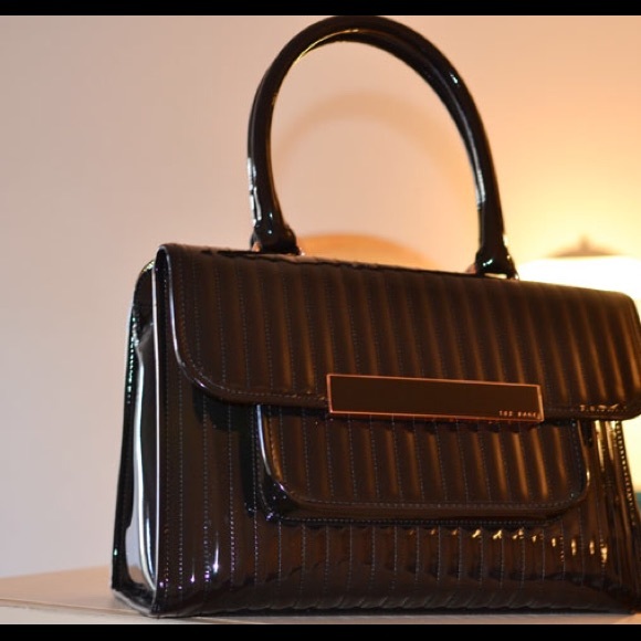 Ted Baker Handbags - Ted Baker Mardub PVC satchel black