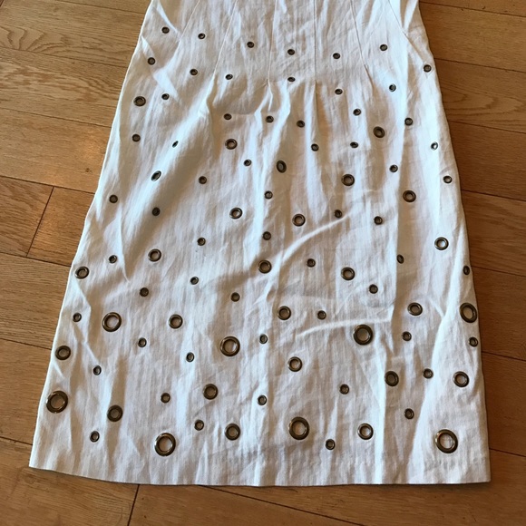MK2K Los Angeles grommet shift dress