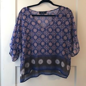 Anna Grace Sheer Summer Top