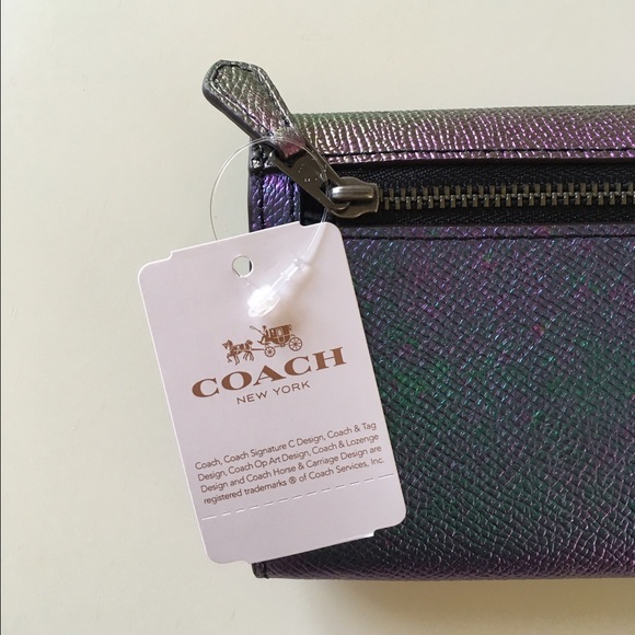 COACH dark multicolored wallet - Picture 3 of 8