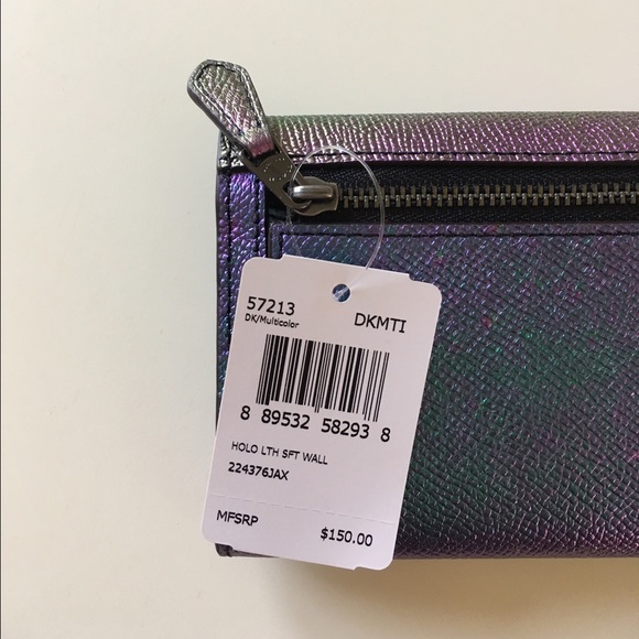 COACH dark multicolored wallet - Picture 4 of 8