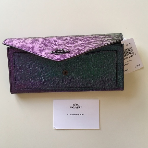 COACH dark multicolored wallet - Picture 5 of 8