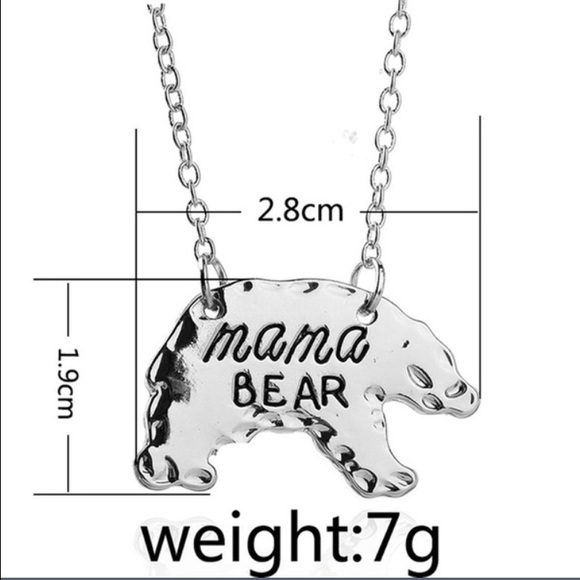 Momma bear necklace available in gold! - Picture 2 of 3