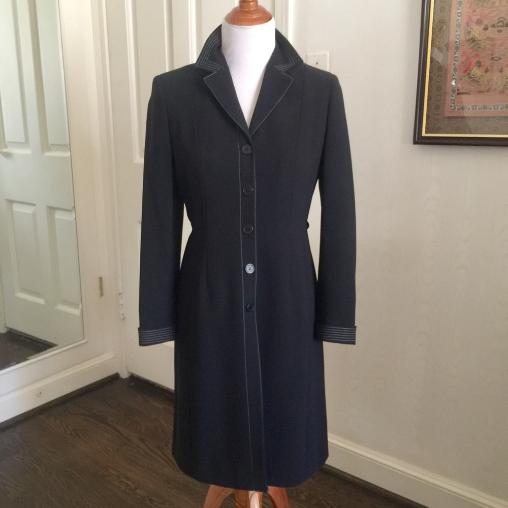Ann Taylor black long blazer