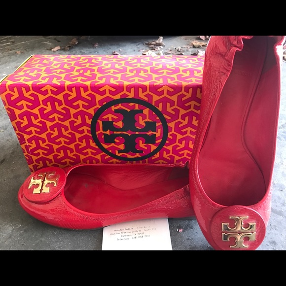 Tory Burch Shoes - Original Tory Burch red flats