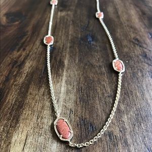 Kendra Scott Goldstone long necklace