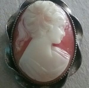 Carved Cameo Brooch