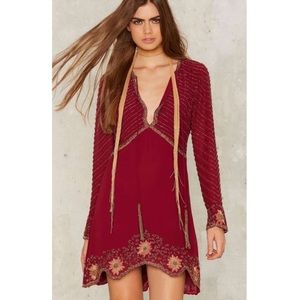 Moroccan hand beaded dress