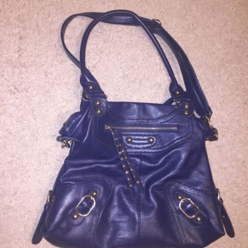 Navy blue purse