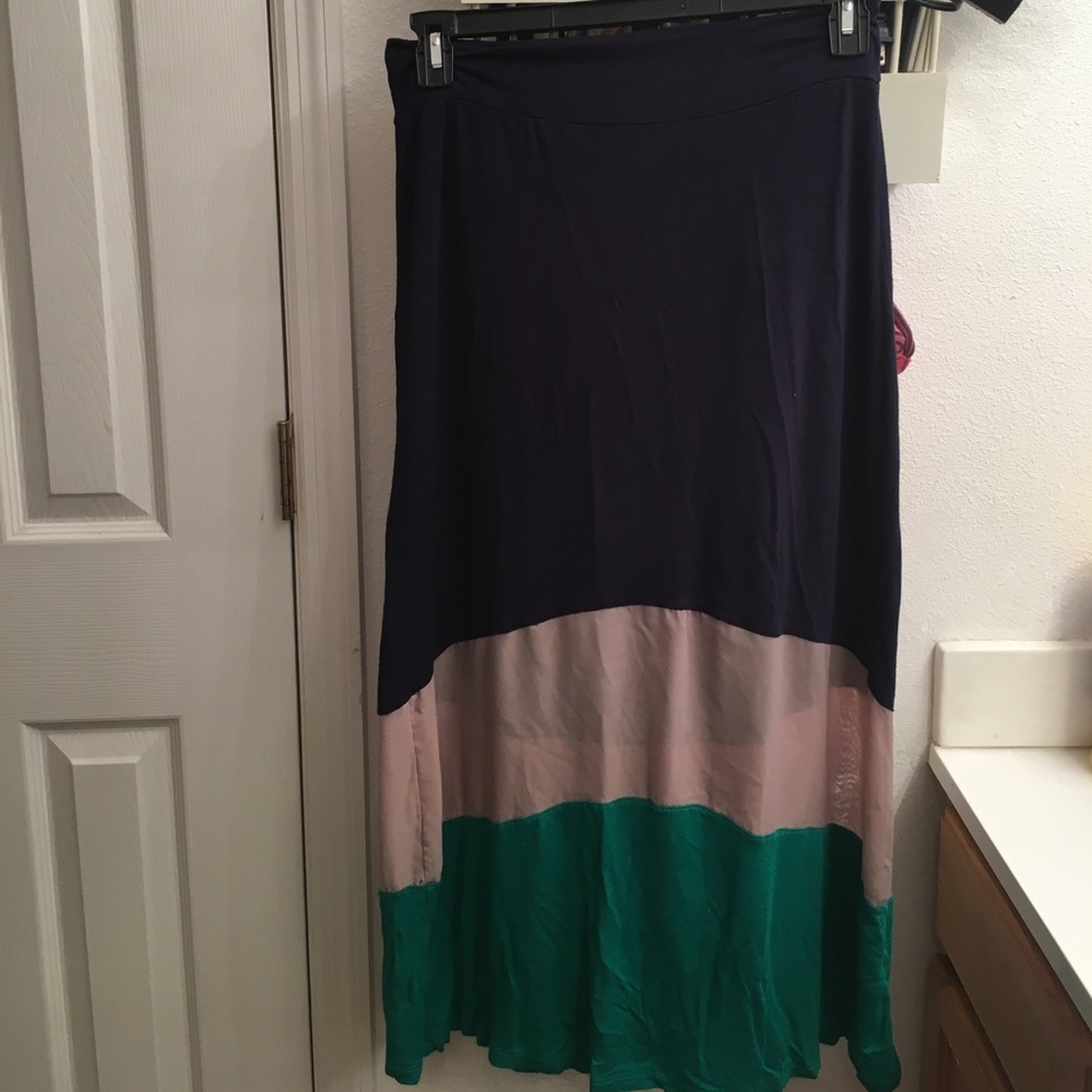 Espresso maxi skirt