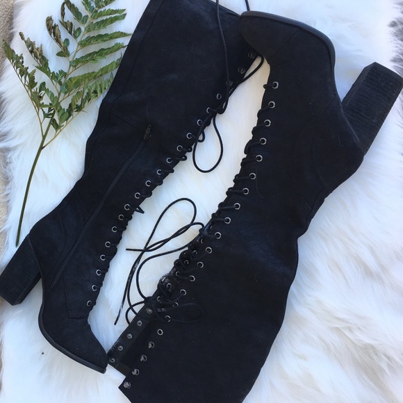 carlos santana lace up booties